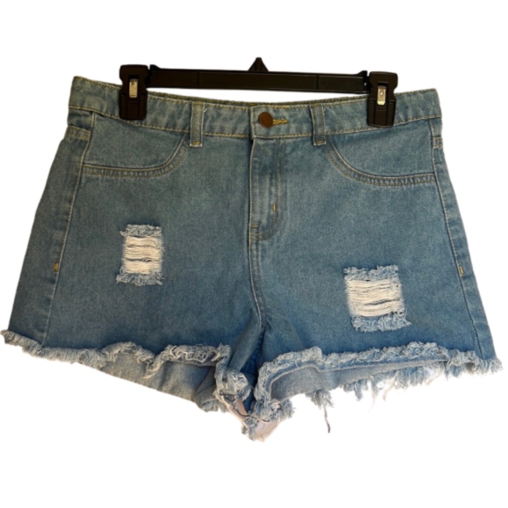 Medium wash Girls Jeans Shorts